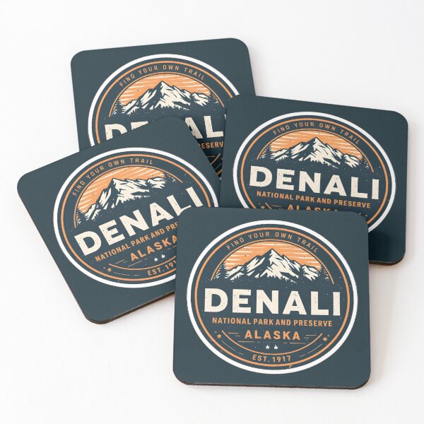 Artikelvorschau, Eine historische Illustration des Denali-Nationalparks – Alaska entworfen und verkauft von GoodOldVintage.