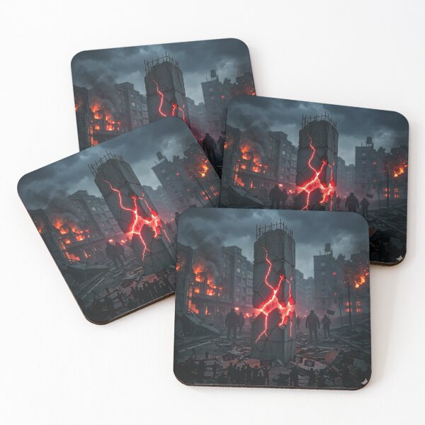 Item preview, Neon Monolith of Resistance designed and sold by Duoluminis-luminko.