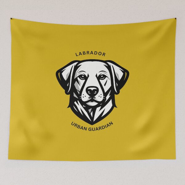 Item preview, Labrador Urban Guardian Dog Design designed and sold by GeoWild Designs.