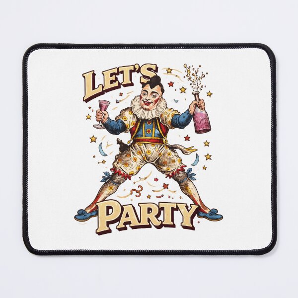 Item preview, Vintage Clown Retro Party Graphic Illustration for Humor Streetwear Fans designed and sold by RickE.