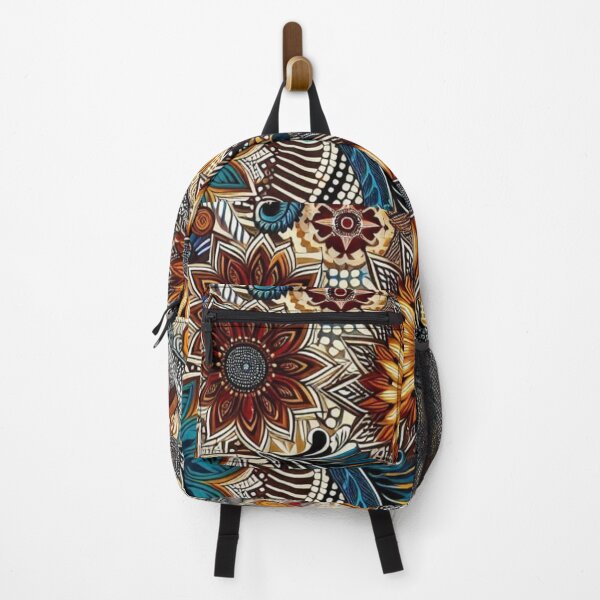 Item preview, Boho Floral Mandala | Colorful Paisley Sunflower Pattern designed and sold by ChloeDesigns401.