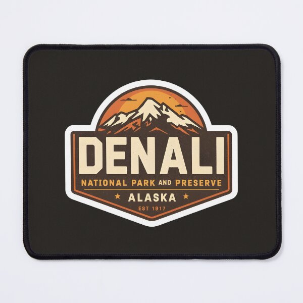 Item preview, A Vintage Illustration of Denali National Park - Alaska  designed and sold by GoodOldVintage.