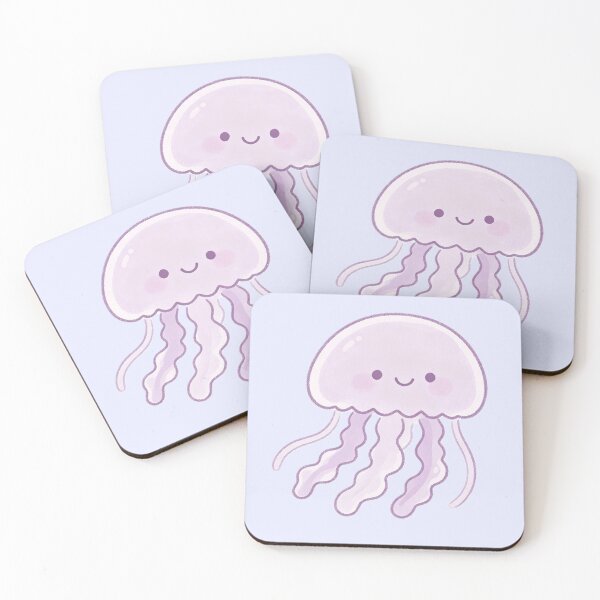 Item preview, Cute Grapey Jellyfish designed and sold by SoftMintStudio.