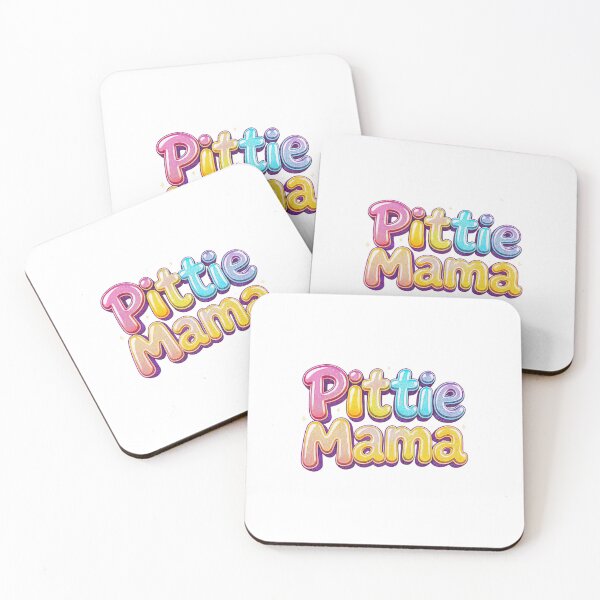 Item preview, Pittie Mama soft Bubble script designed and sold by My Pitbull Place.