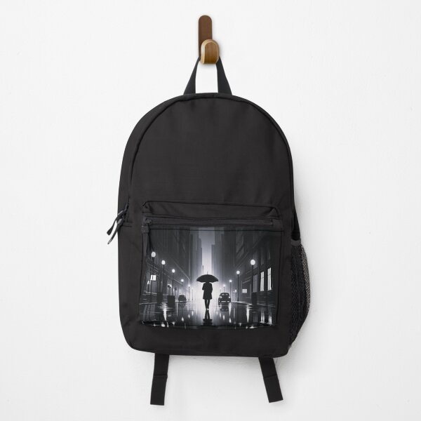 Item preview, Urban Solitude – Rainy Night Walk designed and sold by Dogandesighn.