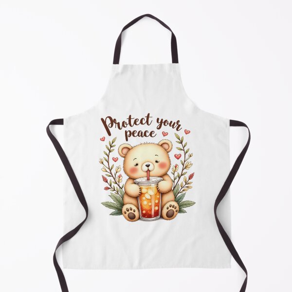 Item preview, Protect Your Peace Bear Sticker designed and sold by Kuky Studio.