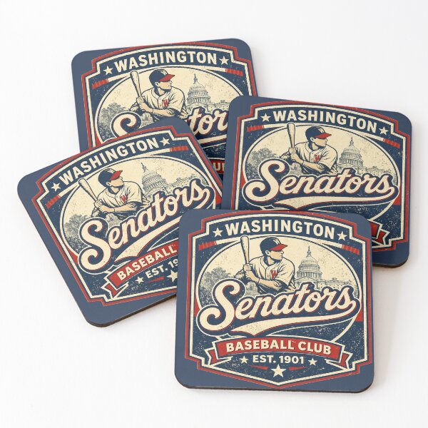 Item preview, Defunct - Washington Senators Vintage Baseball Badge Retro DC Classic Shirt designed and sold by GhostDawgs.