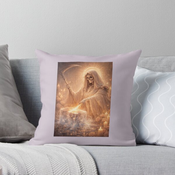 Item preview, Santa Muerte, evil or a threat to cruel power systems - run by Epstein listers? designed and sold by The Praying Witch.