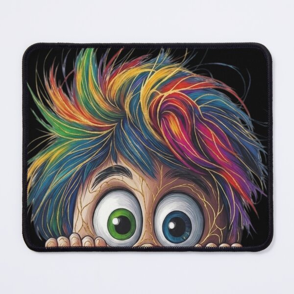 Item preview, Rainbow Peekaboo: Golden Filigree Curious Kid designed and sold by Remix Vision.