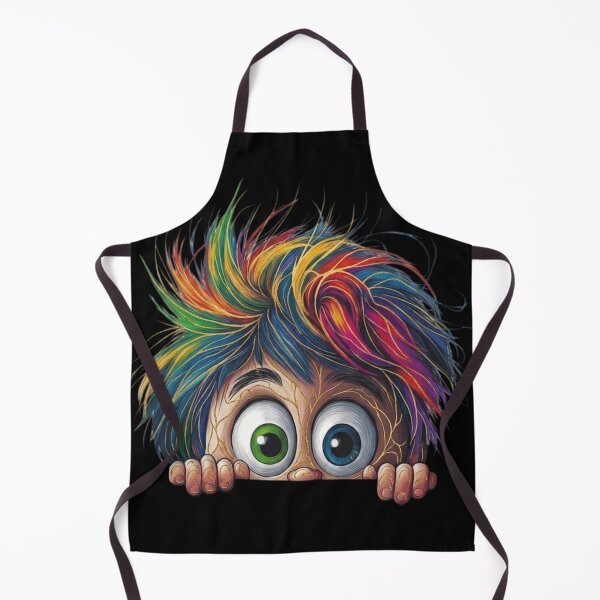Item preview, Rainbow Peekaboo: Golden Filigree Curious Kid designed and sold by Remix Vision.