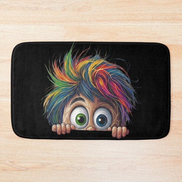 Item preview, Rainbow Peekaboo: Golden Filigree Curious Kid designed and sold by Remix Vision.