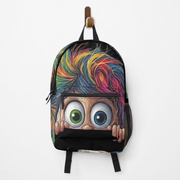 Item preview, Rainbow Peekaboo: Golden Filigree Curious Kid designed and sold by Remix Vision.