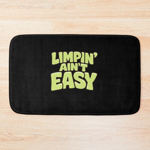 Item preview, Limpin Aint Easy Funny Groovy Retro Sarcastic Quote designed and sold by elderberry.