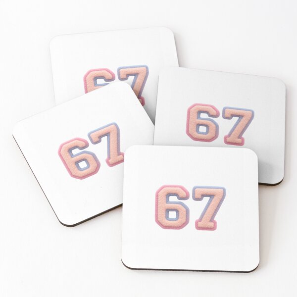 Item preview, Lucky You Plush Number Sixseven pink designed and sold by byaga.