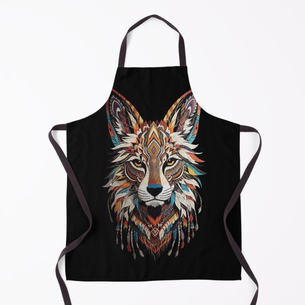 Item preview, Majestic Fox Spirit: Intricate Tribal Totem Art designed and sold by Remix Vision.
