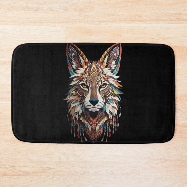 Item preview, Majestic Fox Spirit: Intricate Tribal Totem Art designed and sold by Remix Vision.