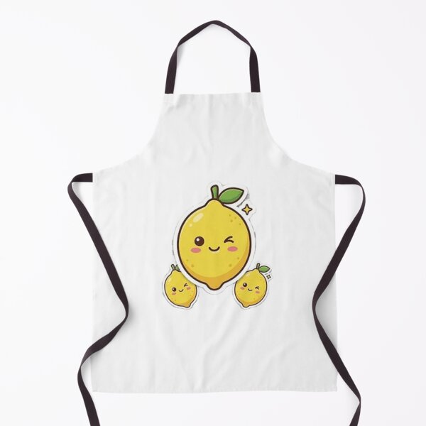 Item preview, Kawaii Happy Lemon Sticker - Cute Yellow Citrus Fruit Illustration for Summer Vibes designed and sold by Csstoree.