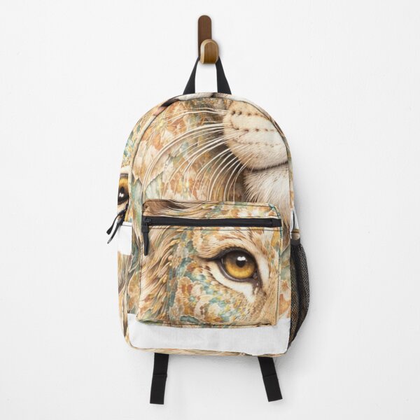 Item preview, Majestic Floral Lion Portrait Watercolor Fantasy Art designed and sold by Hafcishop.