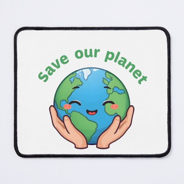Item preview, Earth Day Every Day: Cute Kawaii Save Our Planet designed and sold by Nuvoro Eco Awareness.