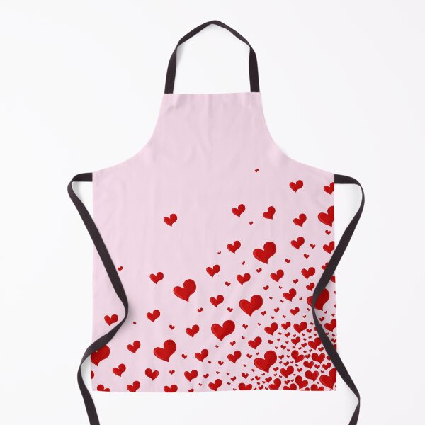 Item preview, Red Hearts Pattern on Light Pink Background designed and sold by Jam Dream.