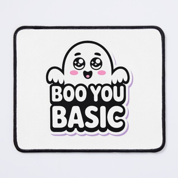 Item preview, Boo You basic - Sassy Cute Ghost Kawaii Halloween Sticker designed and sold by Ashley critters.