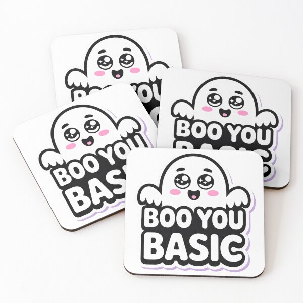 Item preview, Boo You basic - Sassy Cute Ghost Kawaii Halloween Sticker designed and sold by Ashley critters.