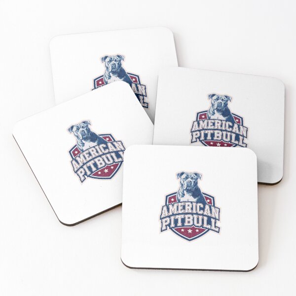 Item preview,  American Pitbull Red White & Blue Shield designed and sold by My Pitbull Place.