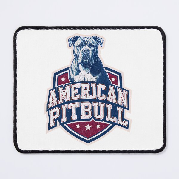 Item preview, American Pitbull Red White & Blue Shield designed and sold by My Pitbull Place.