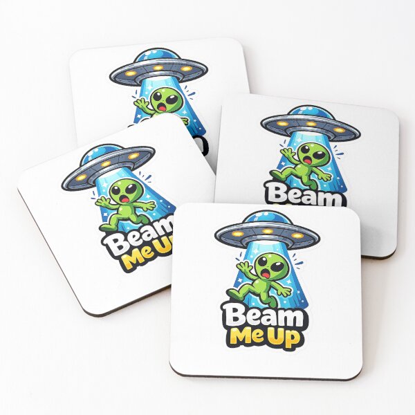 Item preview, Beam Me Up Alien UFO designed and sold by Barkybond.
