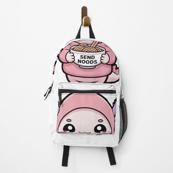 Item preview, Send Noods - Cute Axolotl Ramen Hoodie Kawaii Sticker designed and sold by Ashley critters.