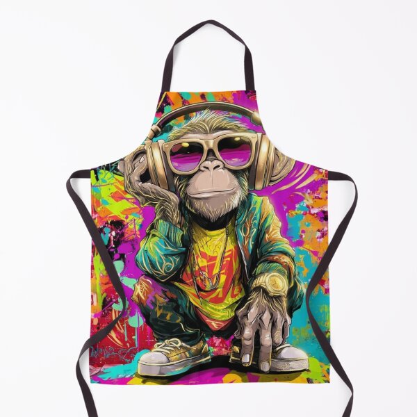 Item preview, Urban Funk Monkey: Neon Graffiti Music Lover designed and sold by Remix Vision.