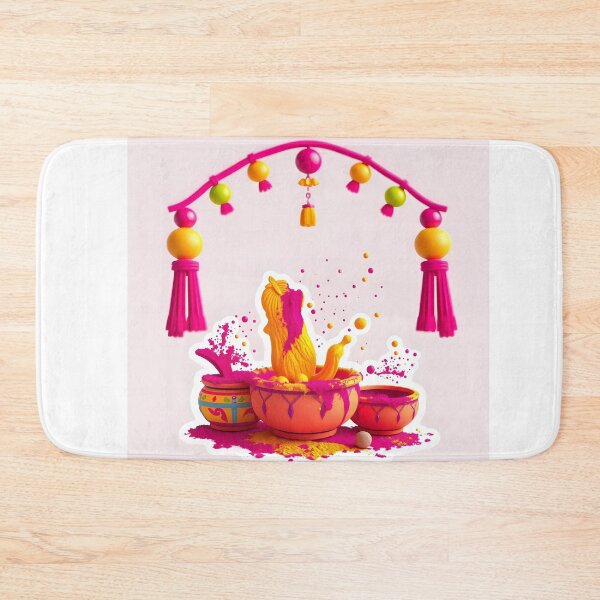 Item preview, Holi Powder Bowl Sticker designed and sold by Teewave-Ashish.
