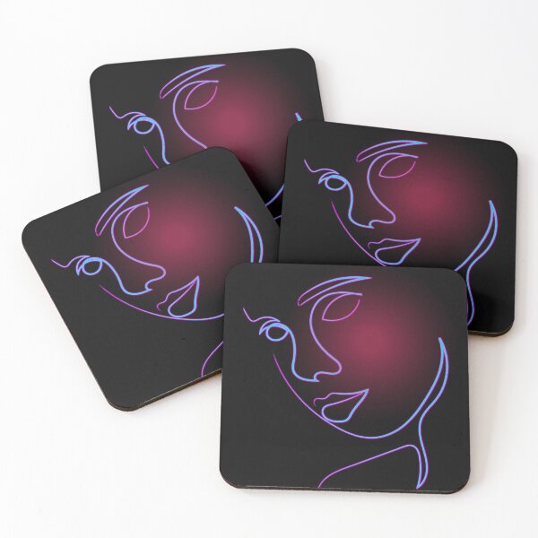 Item preview, Aesthetic minimal line woman silhouette designed and sold by Lovemountain.