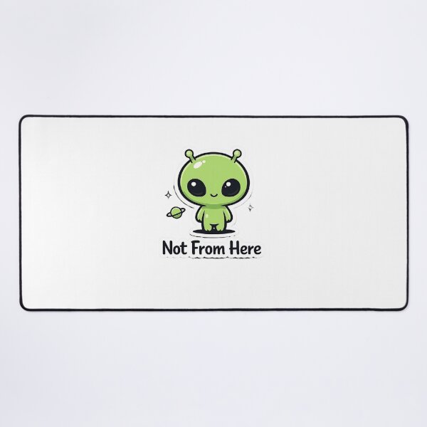 Item preview, Cute Alien Not From Here Sticker designed and sold by Barkybond.