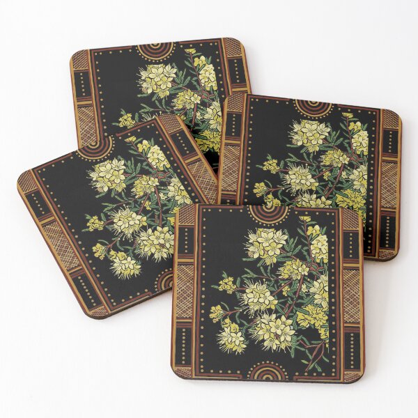 Item preview, Mallee Sunburst: The Warty, Wonderful Desert Phebalium Botanical Print designed and sold by FreiherrPK.