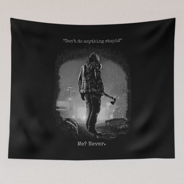 Item preview, Don't Do Anything Stupid Leon Kennedy Resident Evil 9 Requiem designed and sold by Power Up Prints.
