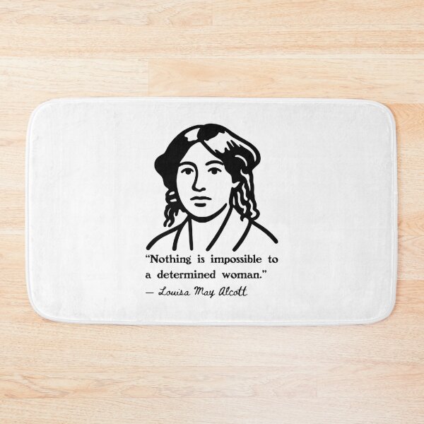 Item preview, Louisa May Alcott Portrait and Quote designed and sold by Unhinged Heather.