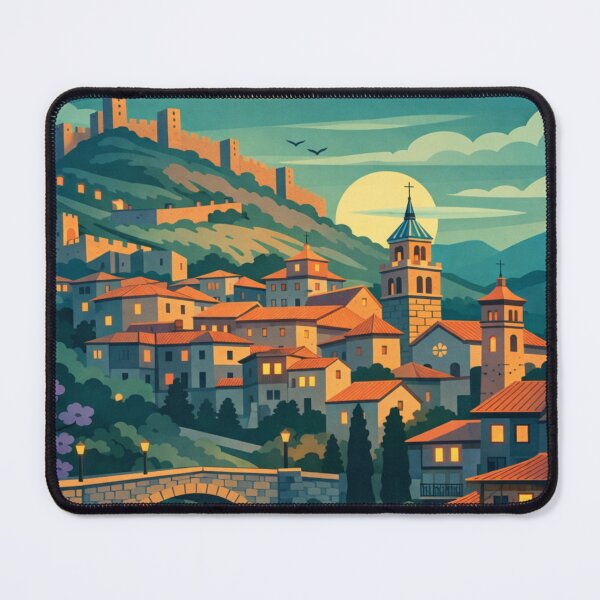 Item preview, Albarracín Spain Vintage Travel Art designed and sold by MatthewHeights.