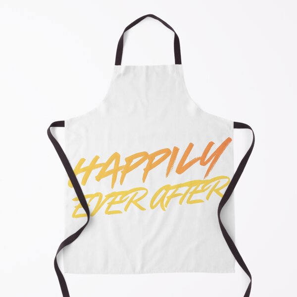 Item preview, Golden Gradient Brush Calligraphy "Happily Ever After" Design designed and sold by VibranPalette.