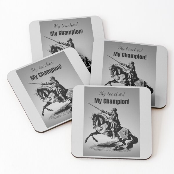 Item preview, My Teacher My Champion - Medieval Knight Teacher Design designed and sold by TB-73.