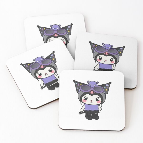 Item preview, rock chick kuromi sticker with baku designed and sold by MoTaraDesigns.