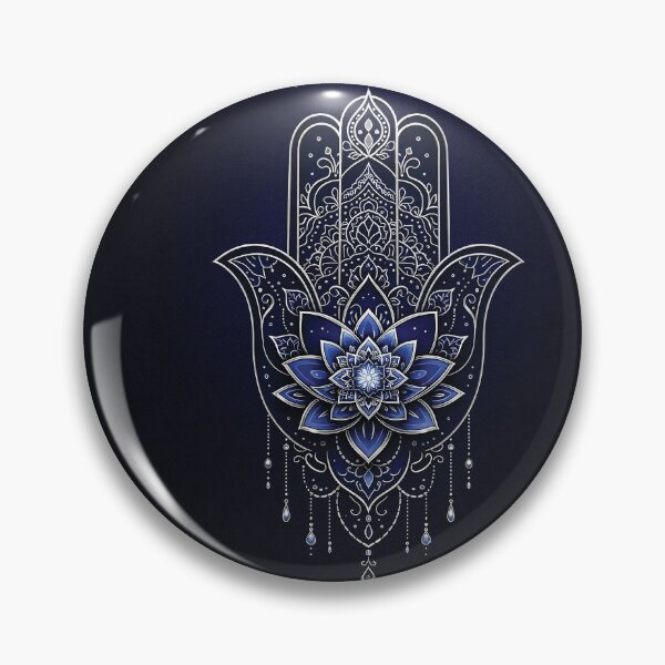 Item preview, Hamsa Hand Mandala Lotus Spiritual Protection Design designed and sold by Gold Turtle  Lina.
