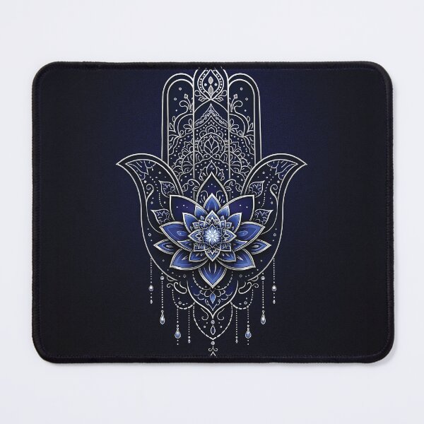 Item preview, Hamsa Hand Mandala Lotus Spiritual Protection Design designed and sold by Gold Turtle  Lina.