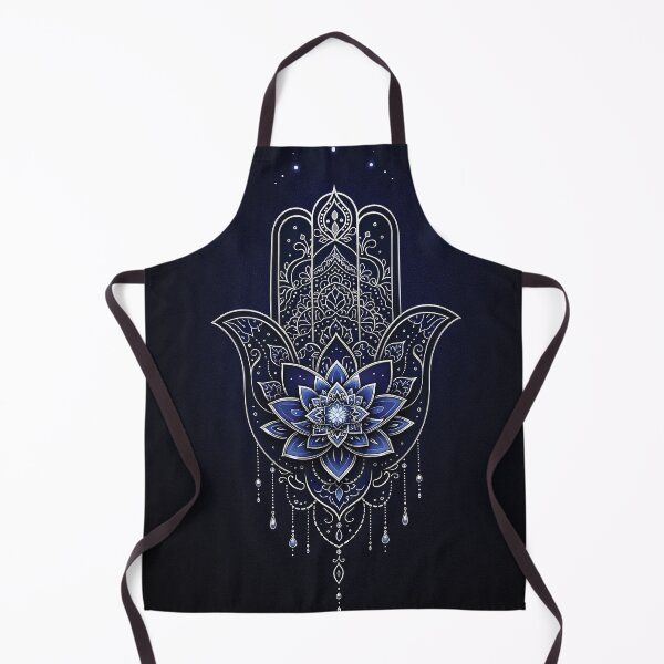Item preview, Hamsa Hand Mandala Lotus Spiritual Protection Design designed and sold by Gold Turtle Lina.