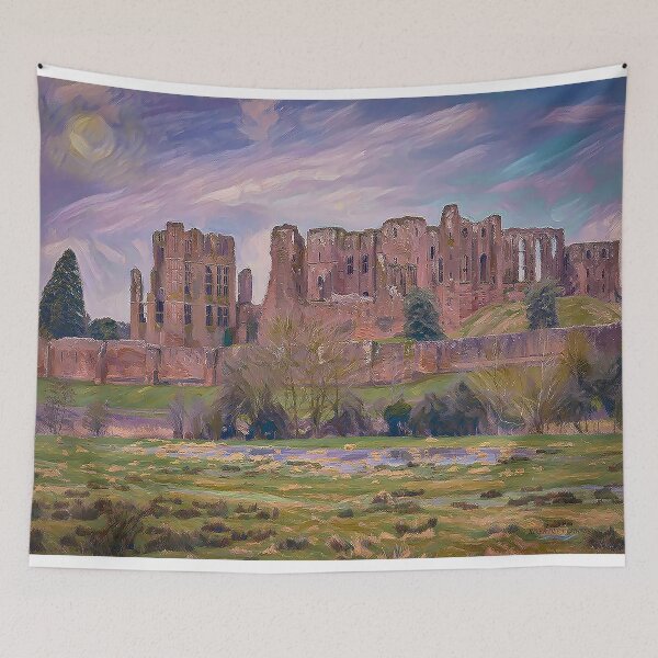 Item preview, Spring at Harwick Castle designed and sold by RiverDeeDesigns.