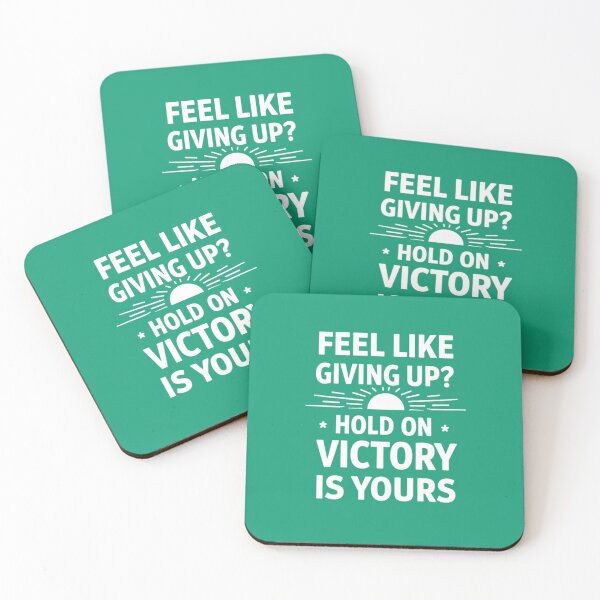 Item preview, Feel Like Giving Up? Hold On — Victory Is Yours | Personal Growth & Inspiration designed and sold by HopeFilled Ink.