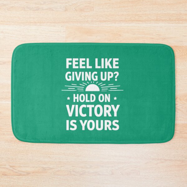 Item preview, Feel Like Giving Up? Hold On — Victory Is Yours | Personal Growth & Inspiration designed and sold by HopeFilled Ink.