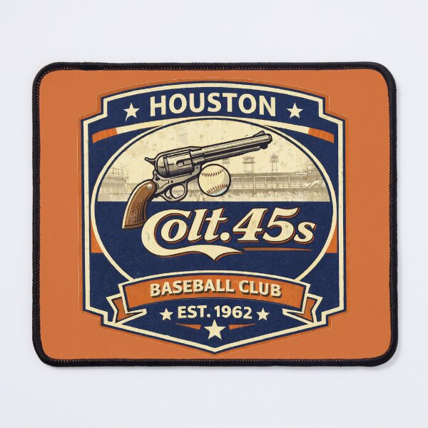 Item preview, Defunct - Houston Colt .45s Vintage Baseball Club 1962 Retro Western Badge Shirt designed and sold by GhostDawgs.