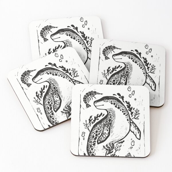 Item preview, leopard seal linocut designed and sold by petselkie.