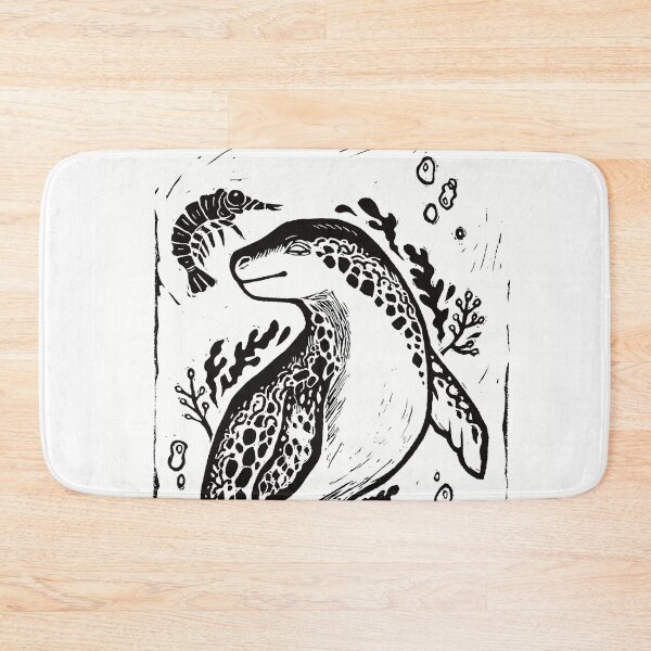 Item preview, leopard seal linocut designed and sold by petselkie.